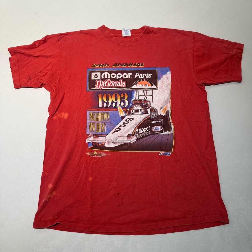 Vintage dragster Red Mopar Nationals 1993 T-Shirt